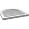 Ekena Millwork Round Top Surface Mount PVC Gable Vent w/ 2"W x 1-1/2"P Brickmould Frame, 22"W x 22"H GVPRT22X2202SN - alternate 3